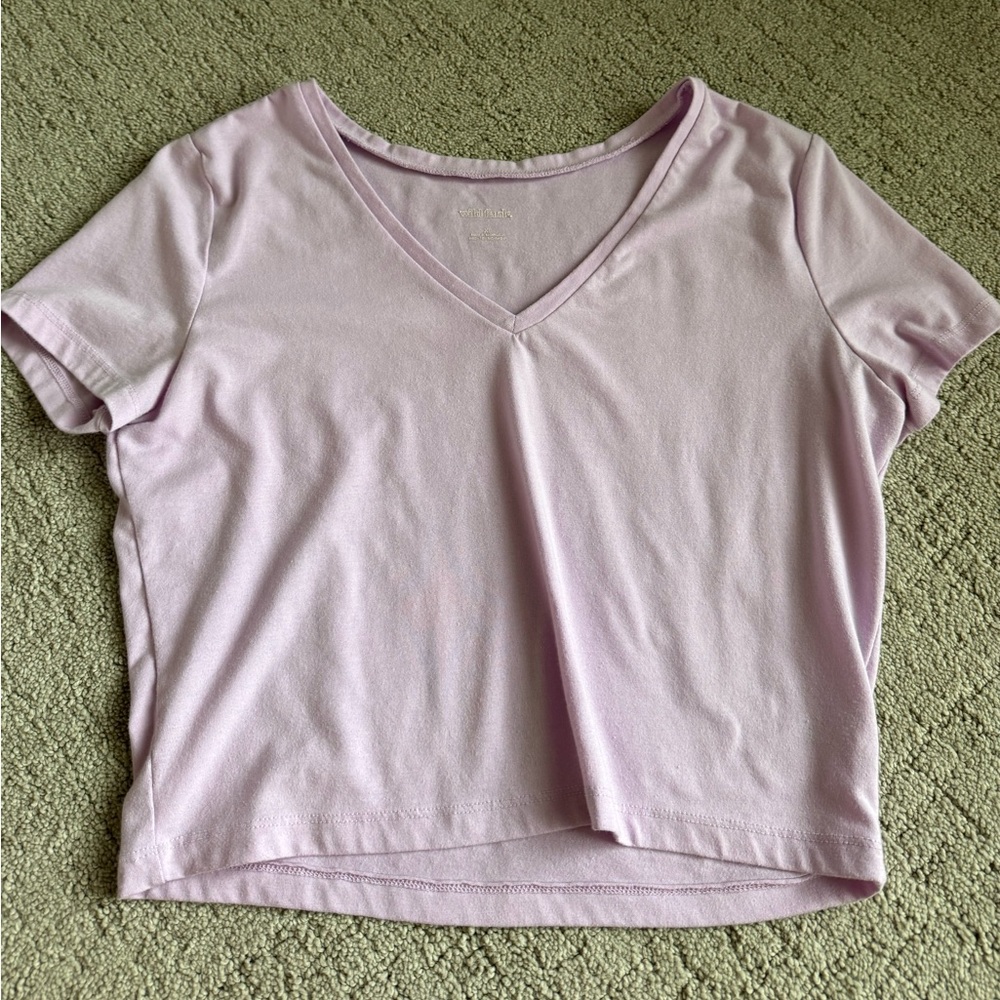 Wild Fable Purple Crop Top